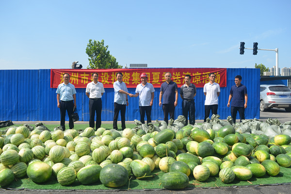 集團(tuán)公司開展夏日送清涼活動